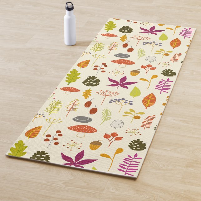Tapis De Yoga La nature boisée (En situation)