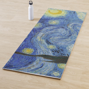 Tapis De Yoga La nuit étoilée de Van Gogh