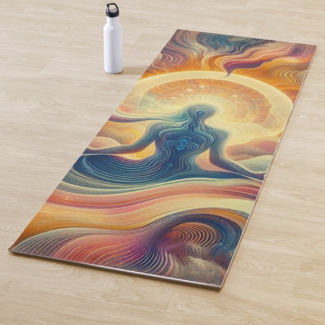 Tapis De Yoga La transformation commence à l'intérieur (En situation)