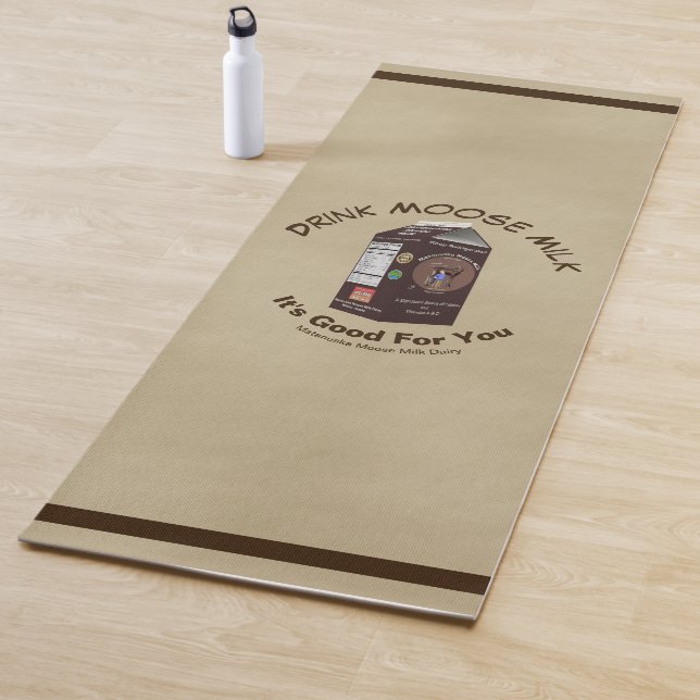 Tapis De Yoga Lait d'orignal Matanuska (En situation)