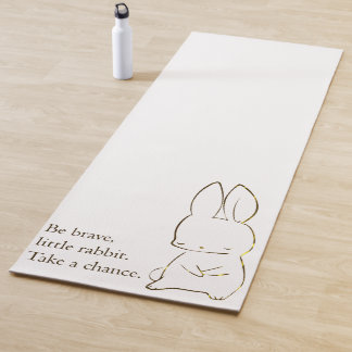 Tapis De Yoga Lapin courageux
