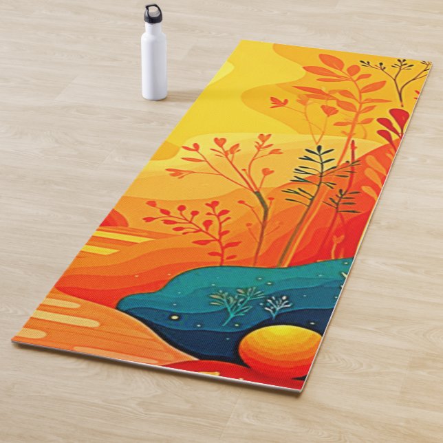 Tapis De Yoga L'art paysager d'automne (En situation)