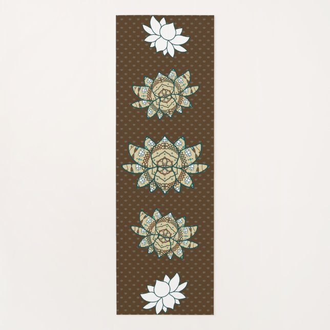 Tapis De Yoga Le manteau de Lotus Yoga (Devant)