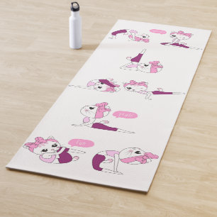 Tapis De Yoga Le Yoga de chat Pose Mat
