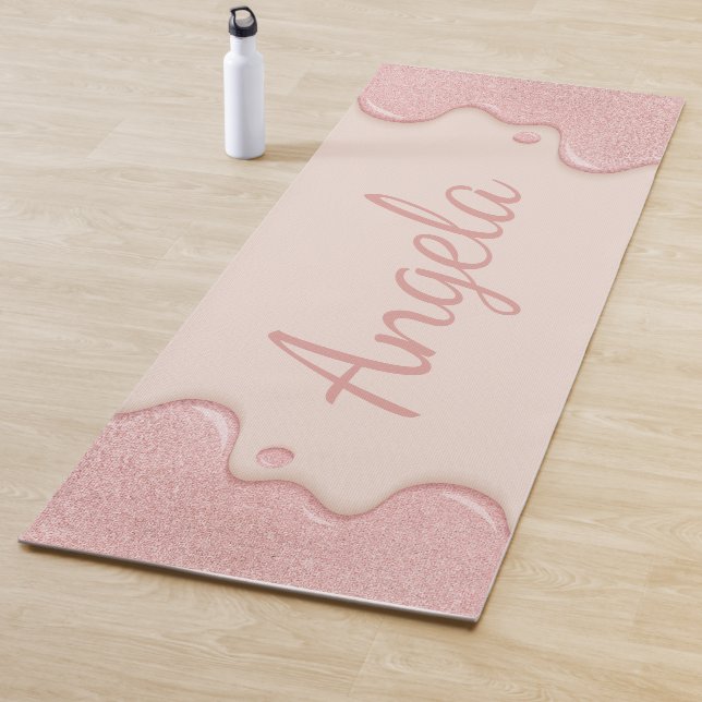 Tapis De Yoga Lecteur de peinture de parties scintillant (En situation)