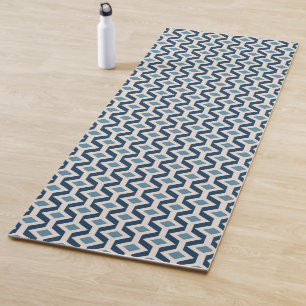 Tapis De Yoga L'ère atomique a inspiré le motif géométrique