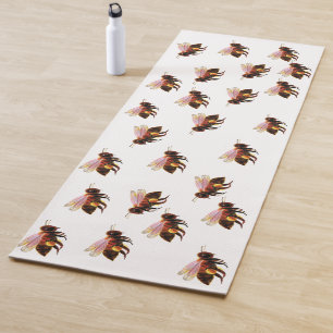 Tapis De Yoga Les abeilles du miel volent