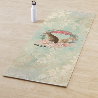 Tapis De Yoga Les Copains de Loki : Mika et Chidori Bengal Cats