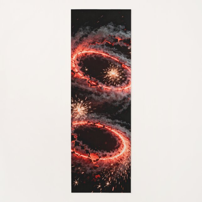 Tapis De Yoga Les membres tourbillonnèrent à travers la crampe d (Devant)