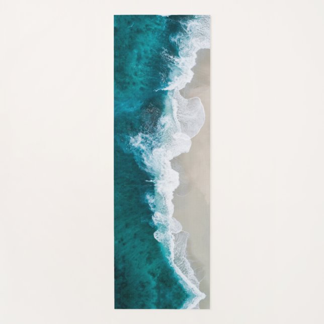 Tapis De Yoga Les vagues de la mer - Les côtes des Maldives (Devant)