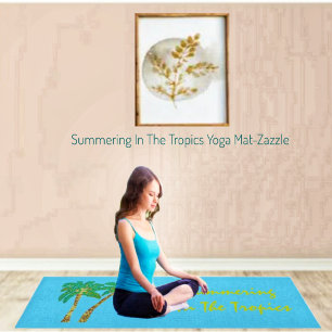 Tapis De Yoga L'Ésumer Dans Les Tropiques