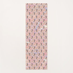 Tapis De Yoga Lettre J