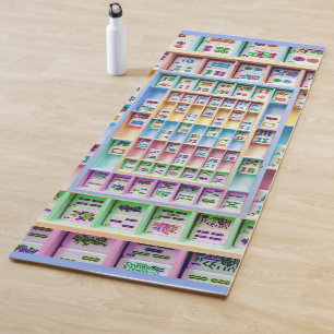 Tapis De Yoga L'heure-milliampère Jongg couvre de tuiles le
