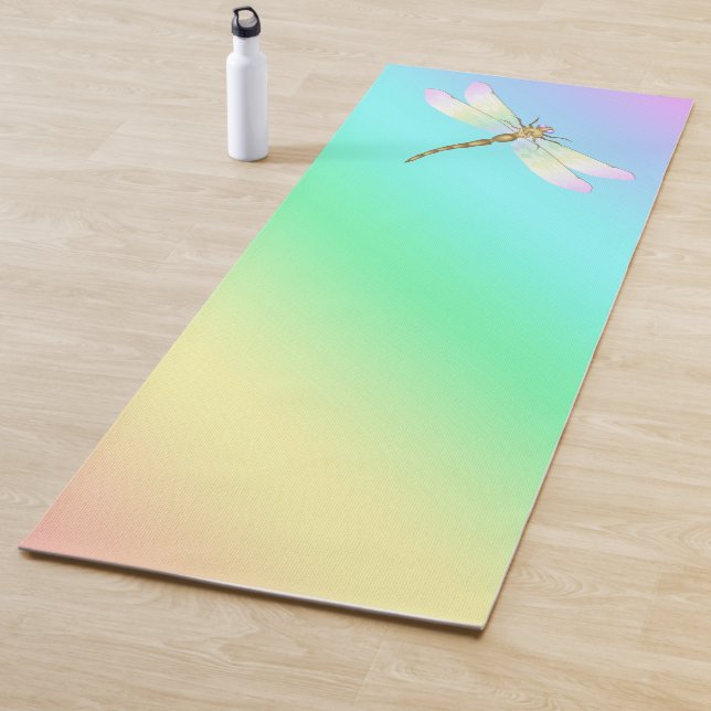 Tapis De Yoga libellule (En situation)