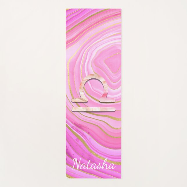 Tapis De Yoga Libra Personnalisé Yoga Mat (Devant)