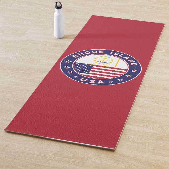 Tapis De Yoga L'île Rhode (En situation)