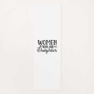 Tapis De Yoga Lire Des Femmes D'Art Dangereuses