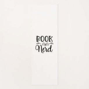 Tapis De Yoga Lisant un livre d'art geek
