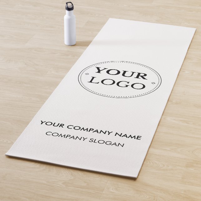 Tapis De Yoga Logo de l'entreprise Simple Modern (En situation)