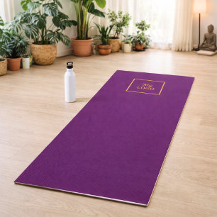 Tapis De Yoga Logo de l'entreprise studio d'affaires classique v