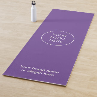 Tapis De Yoga Logo de l'entreprise Yoga Mat violet
