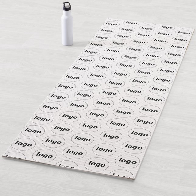 Tapis De Yoga Logo simple Motif Business Promotionnels (Simple logo pattern busiiness promotional yoga mat)