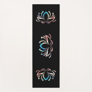 Tapis De Yoga Lotus à couleur artistique