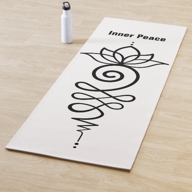Tapis De Yoga Lotus Design (En situation)