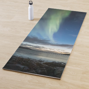 Tapis De Yoga Lumières du Nord en Norvège