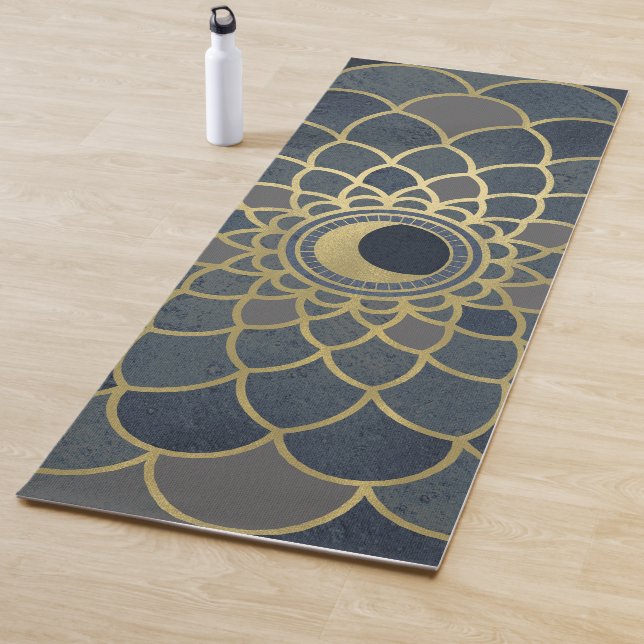 Tapis De Yoga Lune mystique (En situation)
