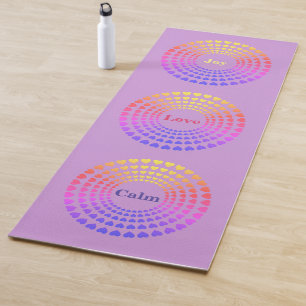 Tapis De Yoga Magnifique Mandala du Cœur