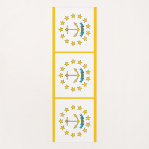 Tapis De Yoga Manats patriotiques de yoga avec drapeau de l'île
