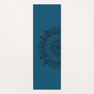 Tapis De Yoga Mandala Yoga Mat, Sunflower Exercice Mats