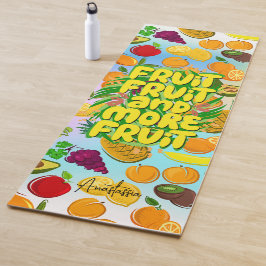 Tapis De Yoga Mangez plus de fruits | alimentation saine motivan