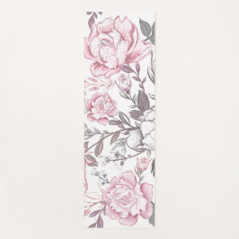 Tapis De Yoga Manteau de yoga rose et gris
