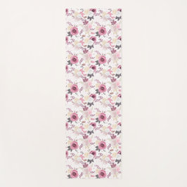 Tapis De Yoga Manteau de yoga rose et gris - élégant