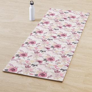 Tapis De Yoga Manteau de yoga rose et gris - élégant