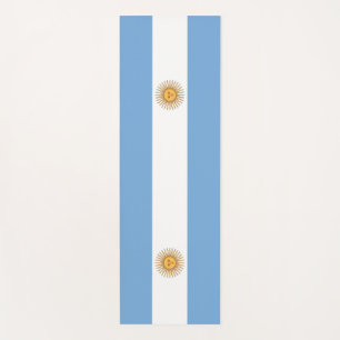 Tapis De Yoga Manteaux patriotiques de yoga avec drapeau d'Argen