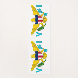 Tapis De Yoga Manteaux patriotiques de yoga avec drapeau des île