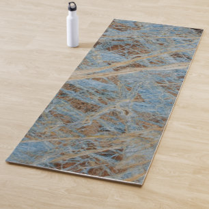 Tapis De Yoga Marbre bleu Zen Yoga Mat