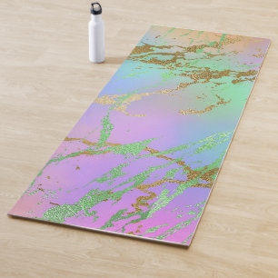 Tapis De Yoga Marbre millénaire   Playbow Pastel Ombre