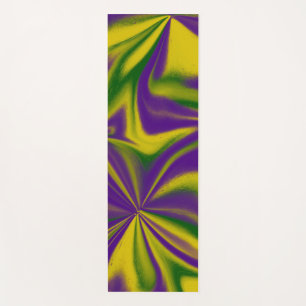 Tapis De Yoga Mardi Gras Swirls