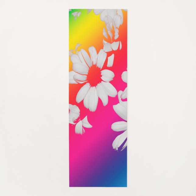 Tapis De Yoga Margueurs arc-en-ciel (Devant)
