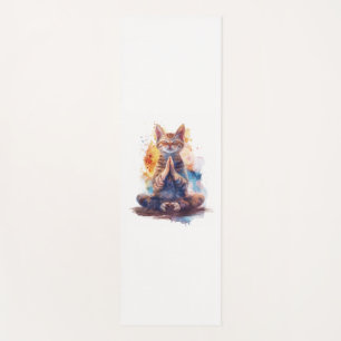 Tapis De Yoga Masque de yoga de chat