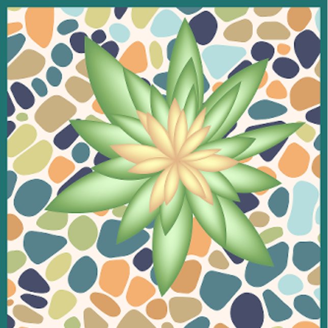 Tapis De Yoga Mat de remise en forme Plante vert botanique (A unique Fitness accessory that makes every stretch, pose, and meditation session more grounding.)