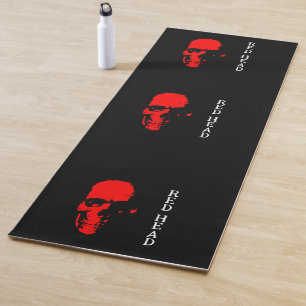 Tapis De Yoga Mat de yoga à tête rouge