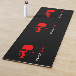 Tapis De Yoga Mat de yoga à tête rouge