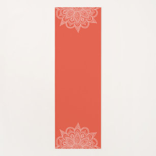 Tapis De Yoga Mat de Yoga Mandala Orange