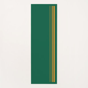 Tapis De Yoga Mat de Yoga vert et orange