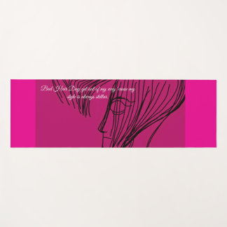 Tapis De Yoga Mauvaise journée de cheveux de méditation